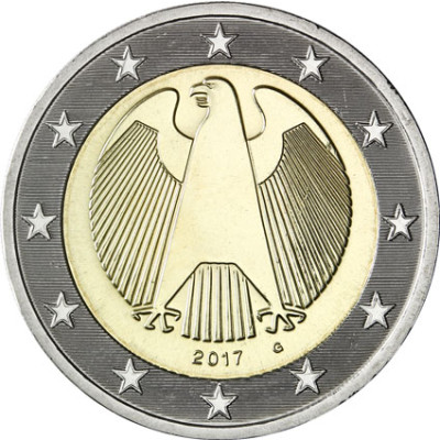 2 Euro Kursmünze Deutschland 2017 