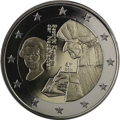 Niederlande 2 Euro 2011 PP Erasmus von Rotterdam I
