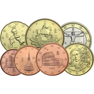 Italien-1cent-1-euro-2011-kleinmuenzensatz-RS