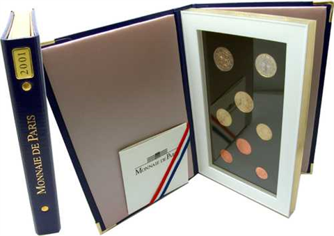 Frankreich-3x3,88 Euro-1999-2001-PP-KMS-Set