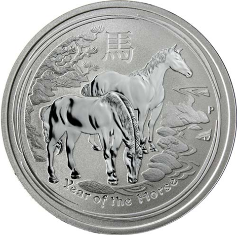 Australien-50Cent-2014-LunarII-Pferd-RS