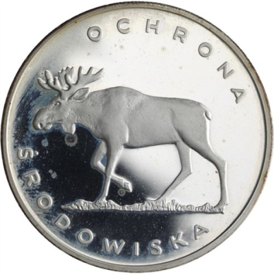 Polen-100 Zlotych-1978-AGpp-Elch-RS