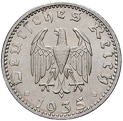 J.368 - 50 Pfennig 1935