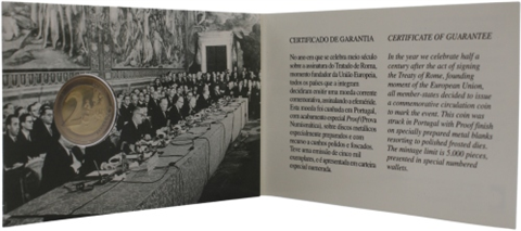 Portugal-2Euro-2007-pp-50JahreRoemischeVerträge-Folder-offen