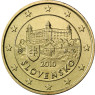 Slowakei 50 Cent 2010 bfr.  Burg von Bratislava