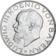 Kaiserreich 3 Mark 1914 König Ludwig III. von Bayern J.52