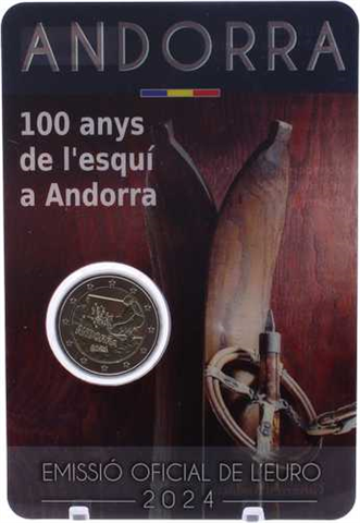 Andorra-2Euro-2024-Ski-MTB-CoinCard