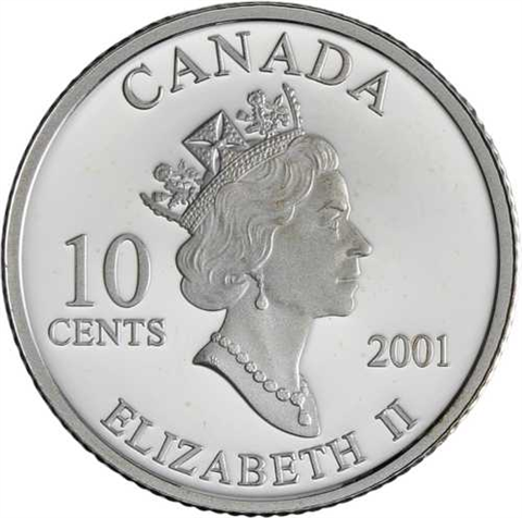 Kanada-10cent-2001-AG-Year of Volunteers-Folder RS