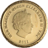 Tristan da Cunha-HalfCrown-2011-AUpl-RoyalWedding-Ringe-VS