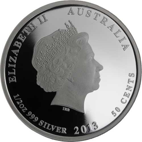 Australien-50 Cent-2013-AGpp-Splendid Fairy-Wren-RS