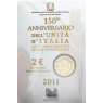 Italien 2 Euro 2011 stgl. 150 Jahre Vereinigung-I
