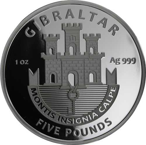 Gibraltar-5 Pfund-2019-AGpp-Geburtstag Königin Victoria-RS