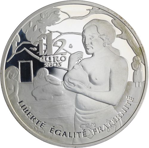 Frankreich-1,5Euro-2003-AGpp-Gauguin-Etui