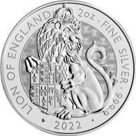 Grossbritannien-2Pfund-2022-stgAg-Tudor-Beasts-Lion-RS-1
