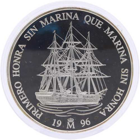 Spanien-25Ecu-1996-AGpp-Segelschiff-RS