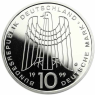 Deutschland-10-DM-Silber-1999-PP-50-Jahre-SOS-Kinderdörfer-MzzG