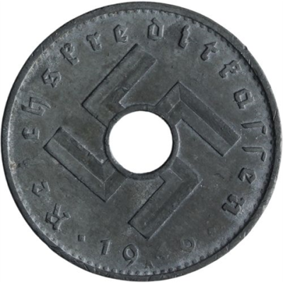 Deutschland- 10 Reichspfennig-1940-Kurs-RS