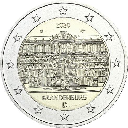 Deutschland-2Euro-2020-Schloss-Sanssouci-G-RS