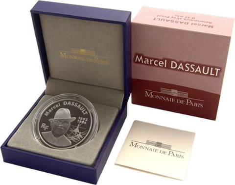 Frankreich 10 Euro 2010 PP Marcel Dassault I