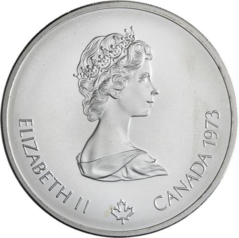 Kanada-14x10+14x5 Dollar-1973-1976-AGstgl-Olymp Montreal 76-Etui