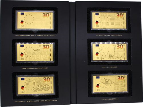 Deutschland-6x0,5GrammGold-30JahreEinheit-Album I