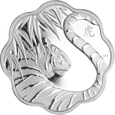 Kanada-15 Dollar-2010-AGpp-Tiger-RS