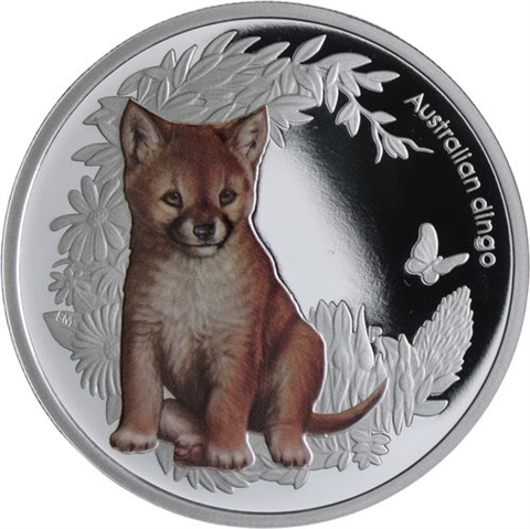 Australien-5x50Cent-2010-2011-AGpp-BushBabies-Farbe-Set