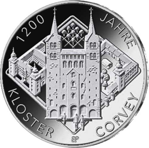 Deutschland--20Euro-2022-AG-PP-Kloster-Corvey-VS-RS-Folder