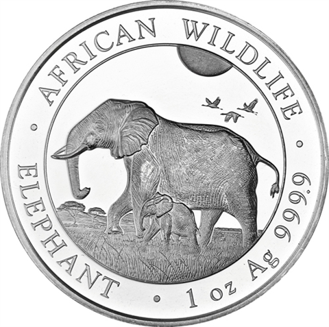 Silber-Unze-Somalia-100-Shilling-2022-Elefant-I