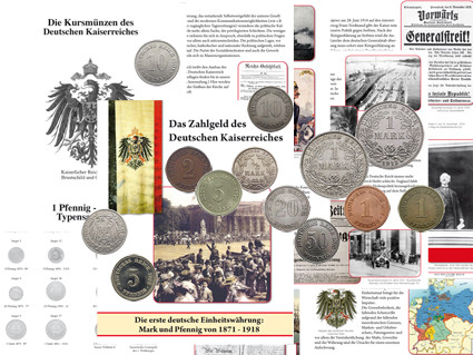 Typensammlung Kursmünzen Kaiserreich 
