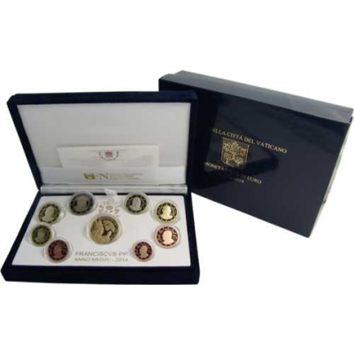 Vatikan 50 euro 2014 PP-Satz Franciscus 1 4