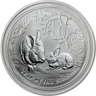 Australien-1-Dollar-2011-Agstg-1ozSilber-Hasen-RS