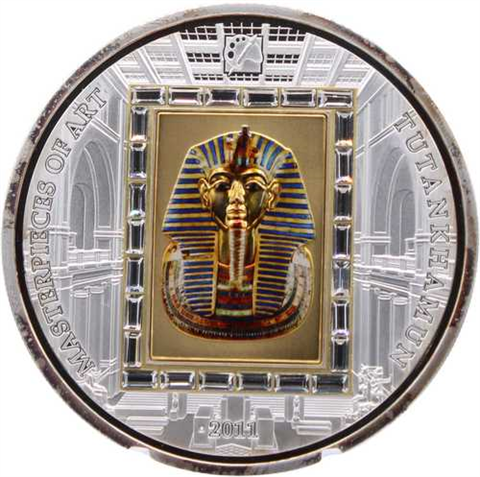Cook Islands-20 Dollar-2011-AGpp-Tutankhamun-RS