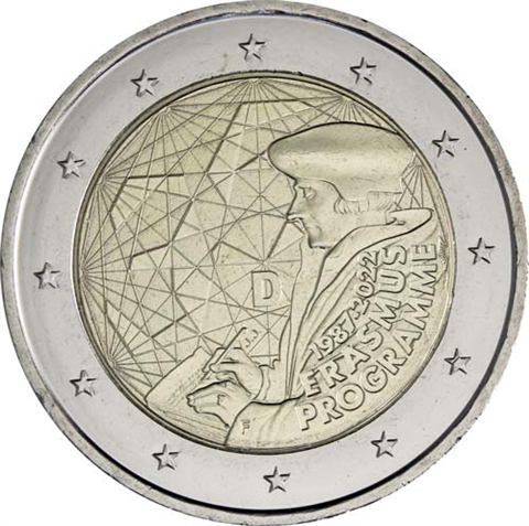 Deutschland-2Euro-2022-bfr-Mzz-F-Erasmus-RS