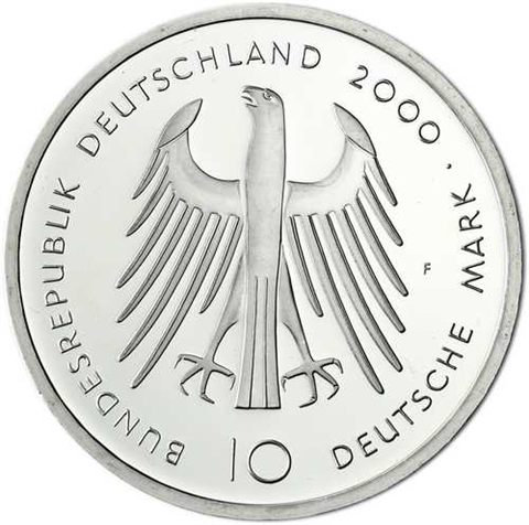 Deutschland 10 DM Silber 2000 Stgl. Karl der Grosse  II (2)