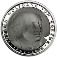 Deutschland 5 DM 1982 PP Johann Wolfgang von Goethe in Münzkapsel
