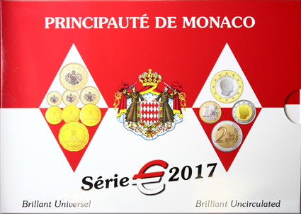 Monaco Kurssatz 2017 geringe Auflage im Folder 