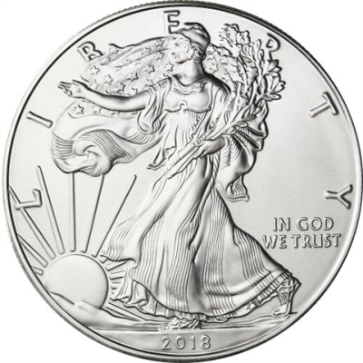 USA 1 Dollar 2018 Stgl. Silver Eagle 1