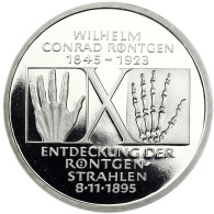 Deutschland 10 DM Silber 1995 PP Wilhelm Korad Röntgen