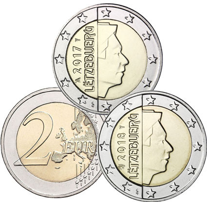 Kursmünzen Luxemburg 2 Euro Zubehör Münzen 