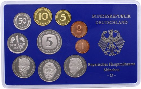 Deutschland-12,68 DM-1990-PP-Kurs-Blister-MzzD-RS