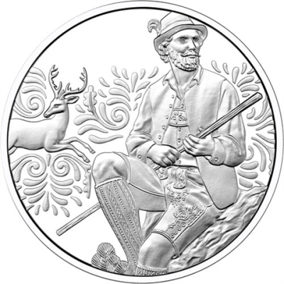 Österreich-10Euro-2025-HghAg-Aufbrezeln–Leder-RS