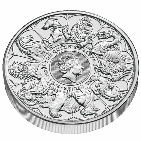 Grossbritannian-5-Pfund-2021-Queens-Beasts-2-Oz-Completer-Coin-I