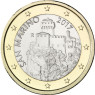 San Marino 1 Euro 2017 Turm La Cesta 
