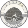 Kanada-10Dollar-2014-AG-Iglu-VS