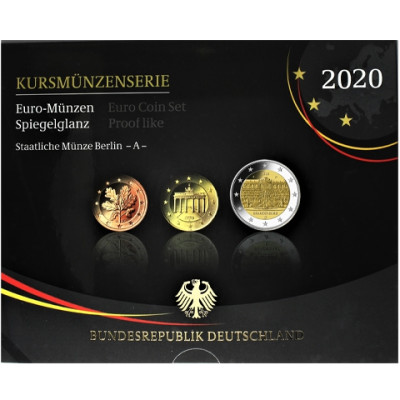 Deutschland 5.88 Euro 2020 PP KMS 1 Cent - 2 Euro Mzz. A im Folder