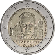 Luxemburg-2 Euro-2025-bfr-Thronbesteigung Henri-RS