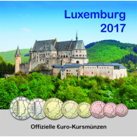 Luxemburg Euro Kursmuenzen 2017 