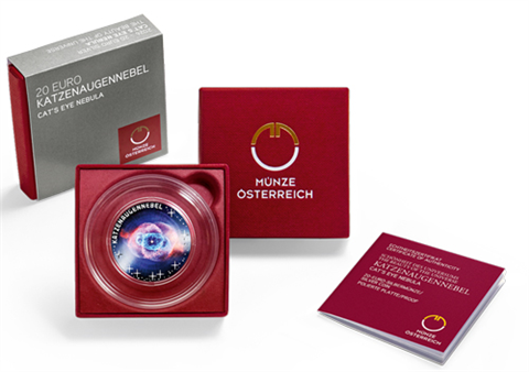 Österreich-20Euro-2026-AgPP-Katzenaugennebel-Etui