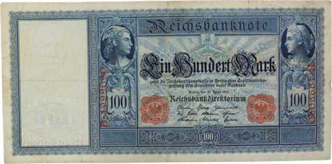 RO.43-100Mark-21.4.1910-gebraucht-RS